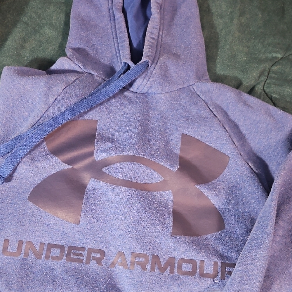 Under Armour Heathered Blue Hoodie